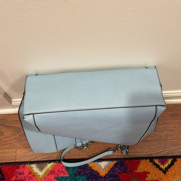 Karl Lagerfeld Bags Karl Lagerfeld Vegan Leather Light Blue Bag